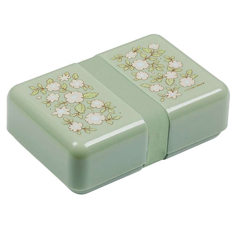 A Little Lovely Company Lunchbox - Blossoms - Sage