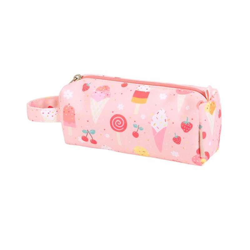A Little Lovely Company Pencil Case - Ice Cream - Pink