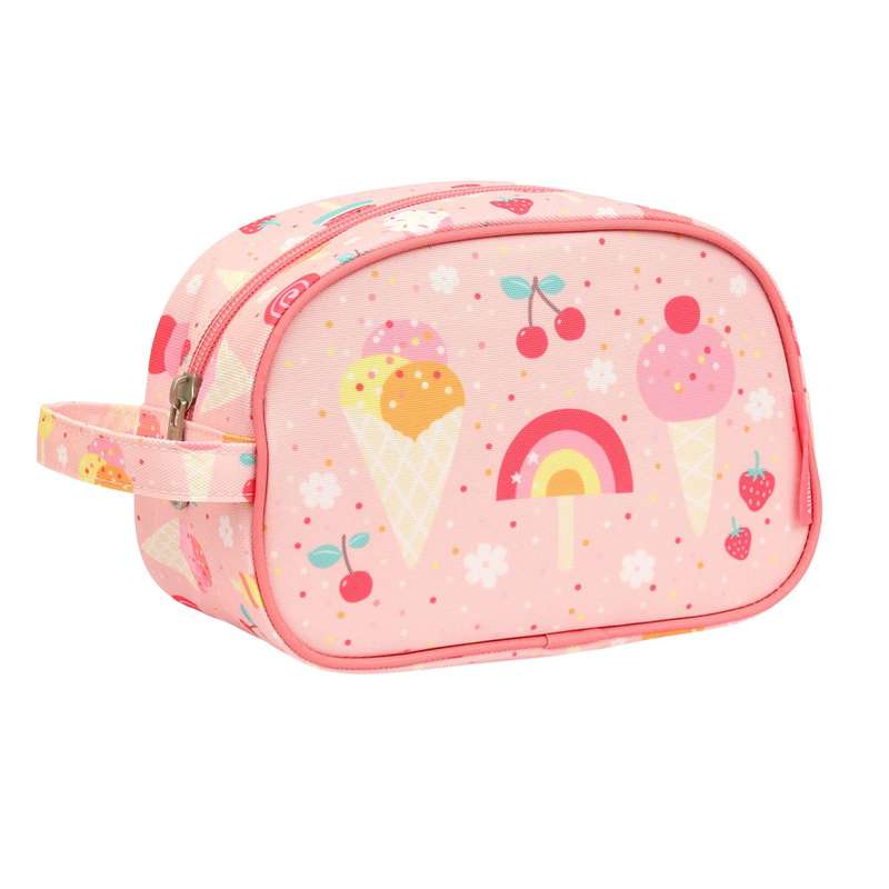 A Little Lovely Company Toiletry Bag - Ice cream - Pink