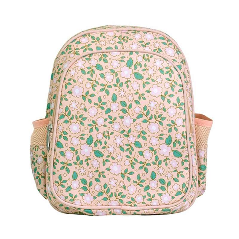 A Little Lovely Company Backpack with Cooler Pocket - Blossoms - Light Pink