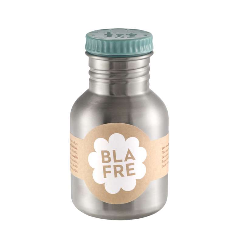 Blafre Steel Drinking Bottle - 300 ml - Blue-green