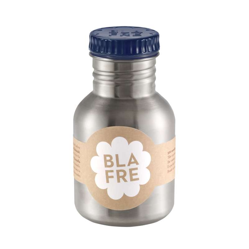 Blafre Steel Drinking Bottle - 300 ml - Dark Blue