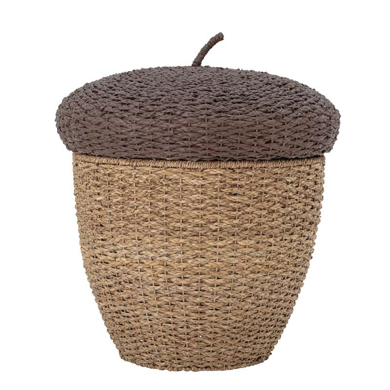 Bloomingville Finus Acorn Basket with Lid - Seagrass - Natural