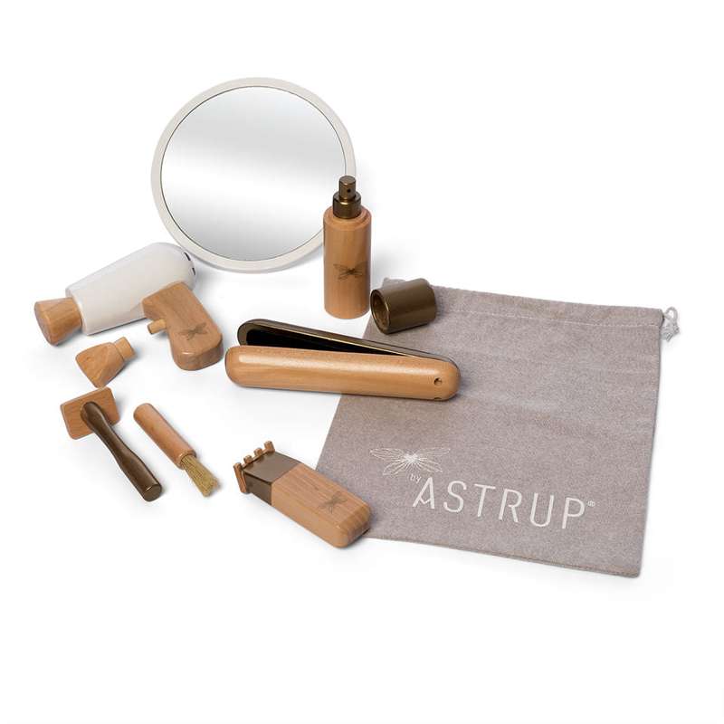 By Astrup Hairdresser Set in Wood - 9 pieces