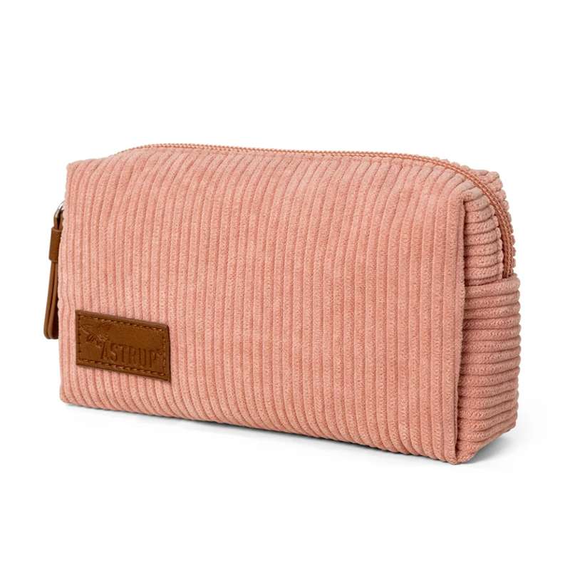 By Astrup Cosmetic Bag in Velvet - Pink