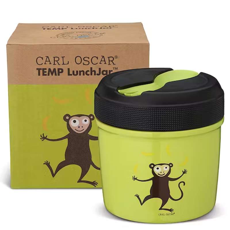 Carl Oscar LunchJar Thermos Container - 0.5L - Monkey (Lime)