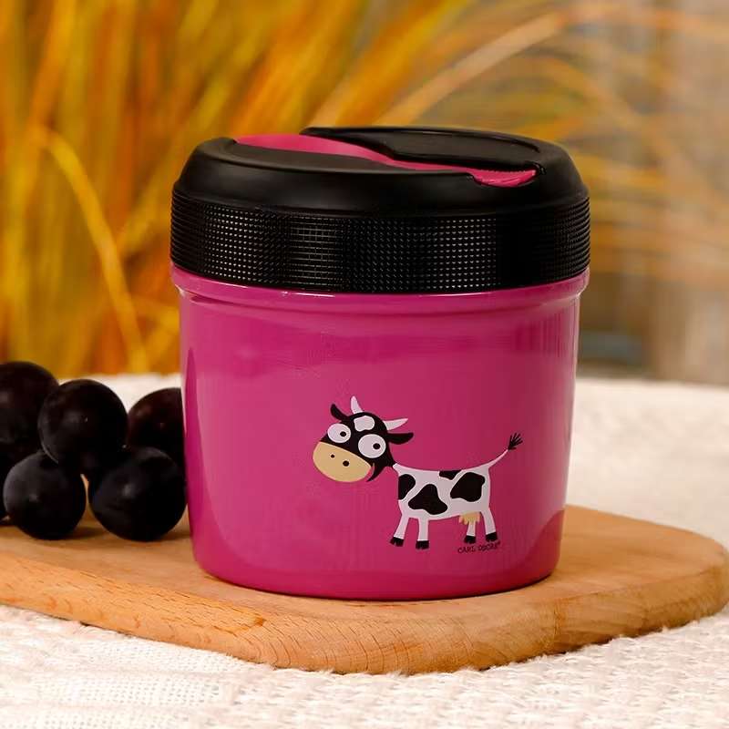 Carl Oscar LunchJar Thermos Container - 0.5L - Cow (Purple)