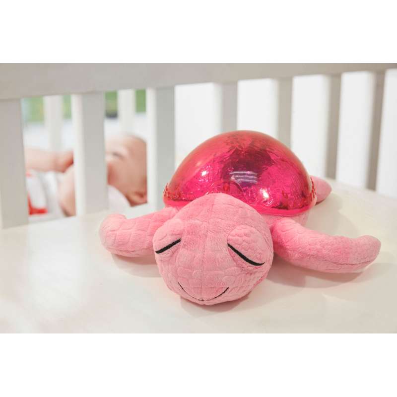 Cloud B Tranquil Turtle Night Light with Light and Sound - Pink