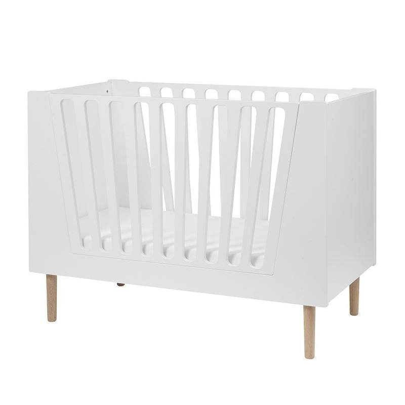 Done by Deer Baby cot 60 x 120 cm White