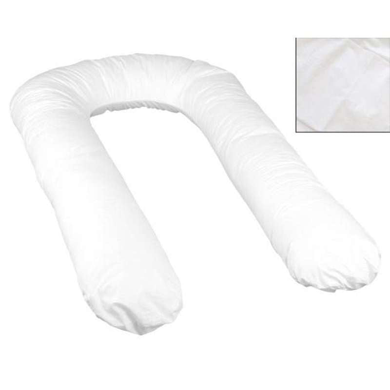 Fossflakes Superior Comfort-U pregnancy pillow/nursing pillow 168x87x30 cm including Jersey sheet