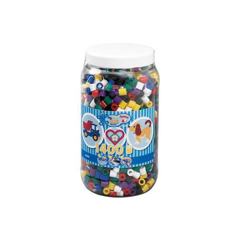 HAMA Maxi Beads - 1400 pcs. - Mix regular colors (00)