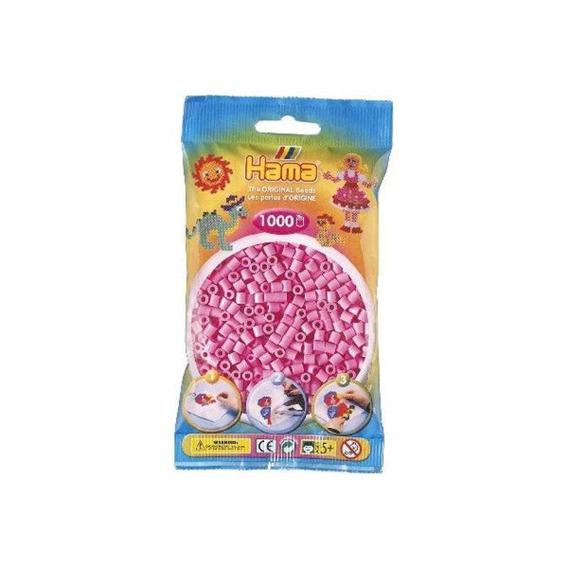 HAMA Midi Beads - 1000 pcs - Pastel Pink (207-48)