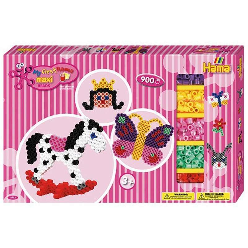 HAMA Maxi Bead Set - Rocking Horse and Butterfly