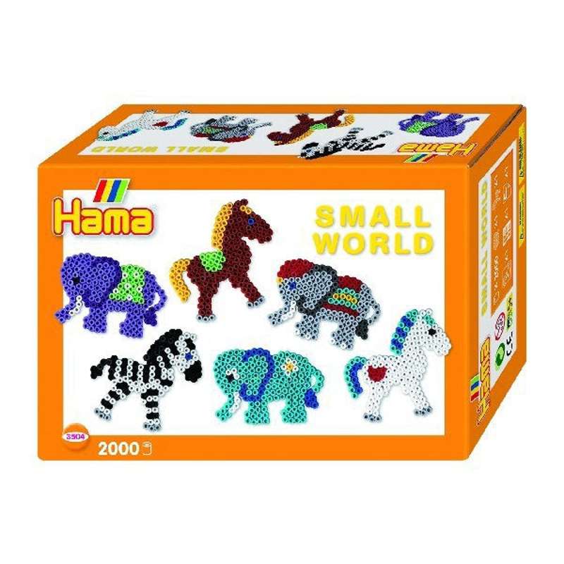 HAMA Midi Bead Set - Small World - Pony and Elephant