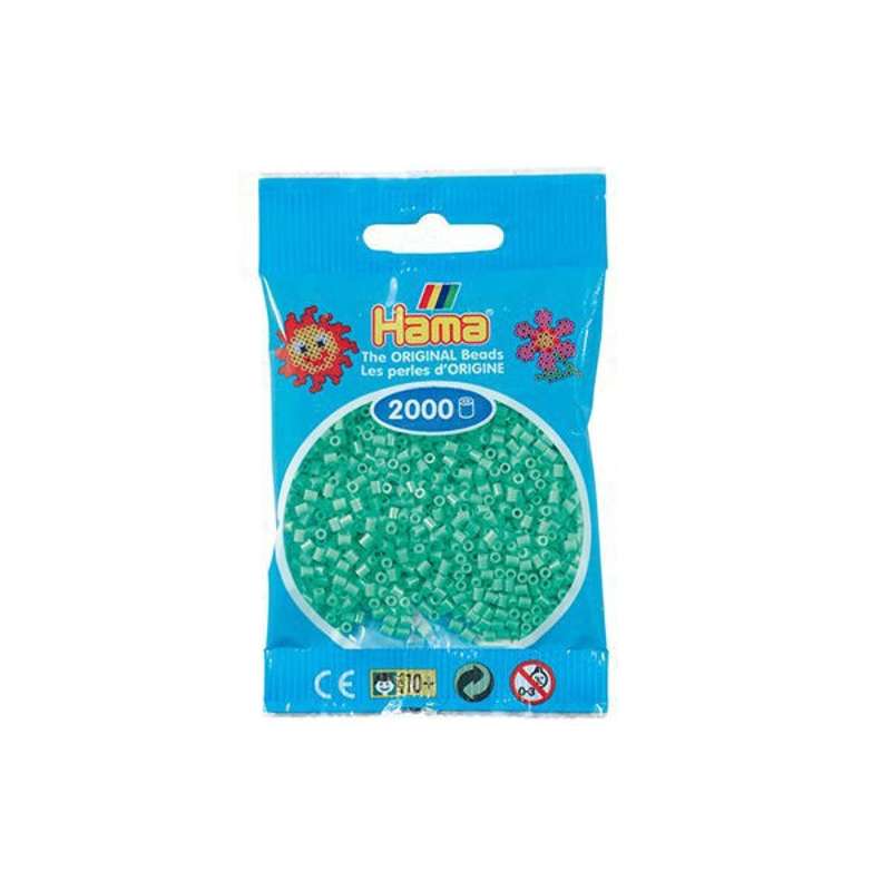 HAMA Mini Beads - 2000 pcs - Light Green (501-11)