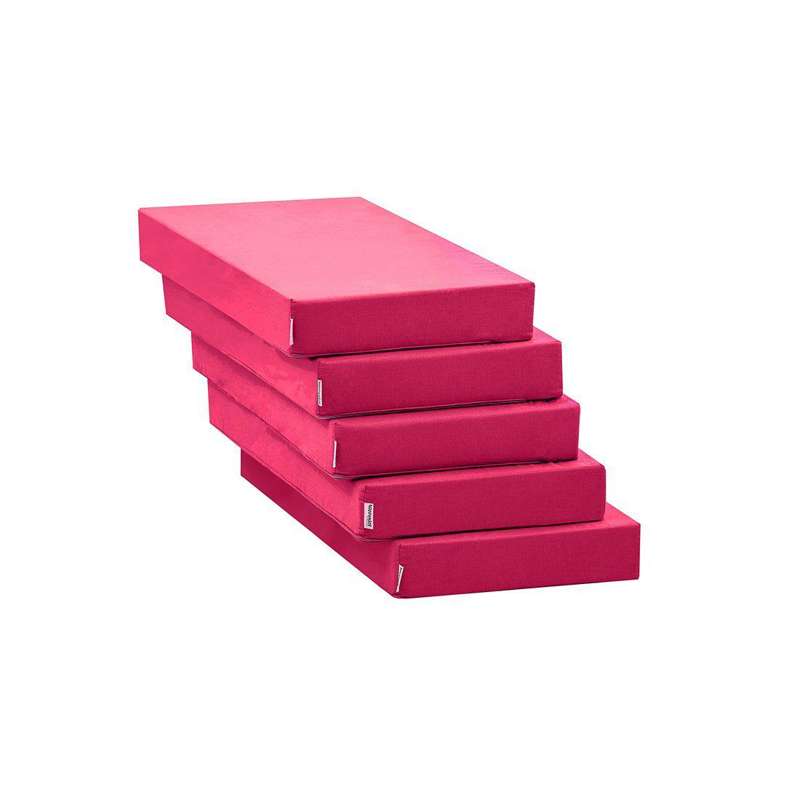 Hoppekids 5-split lounge module mattress, pink