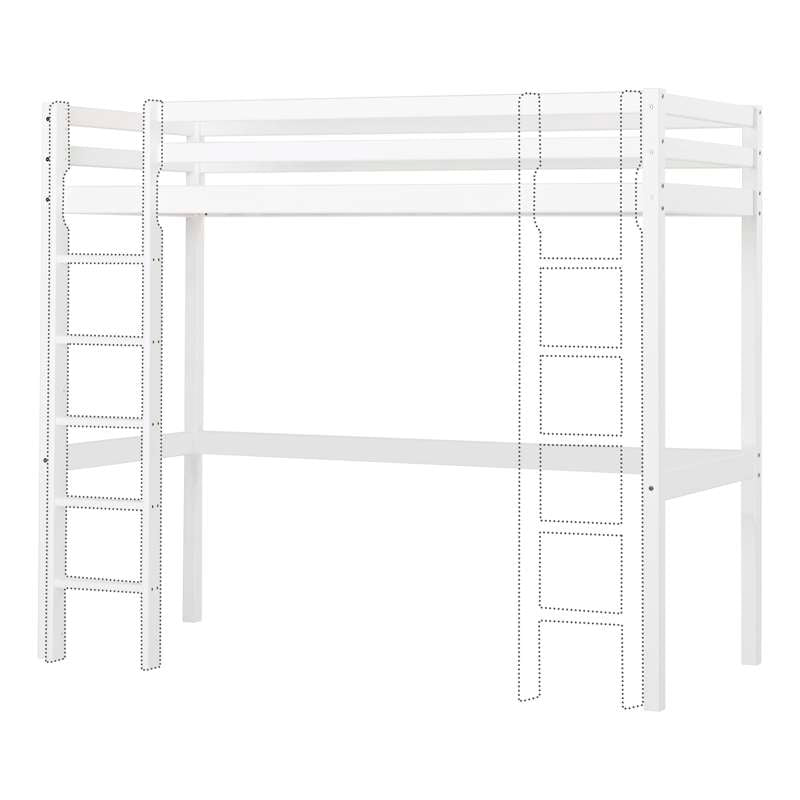 Hoppekids ECO Dream Tall bed - 90x200 cm - White