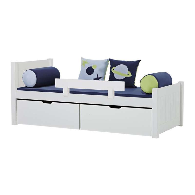 Hoppekids NOAH DELUXE Junior bed - 1 medium and 1 tall board - 90x200cm - Flexible insert bottom - White