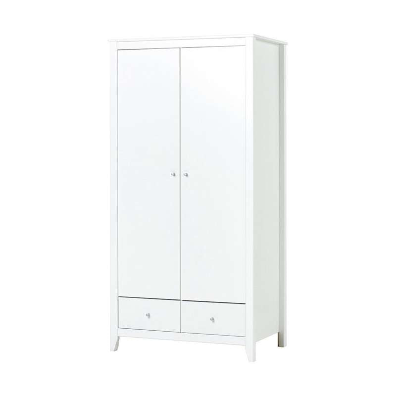 Hoppekids dresser with 2 doors and 2 drawers - White