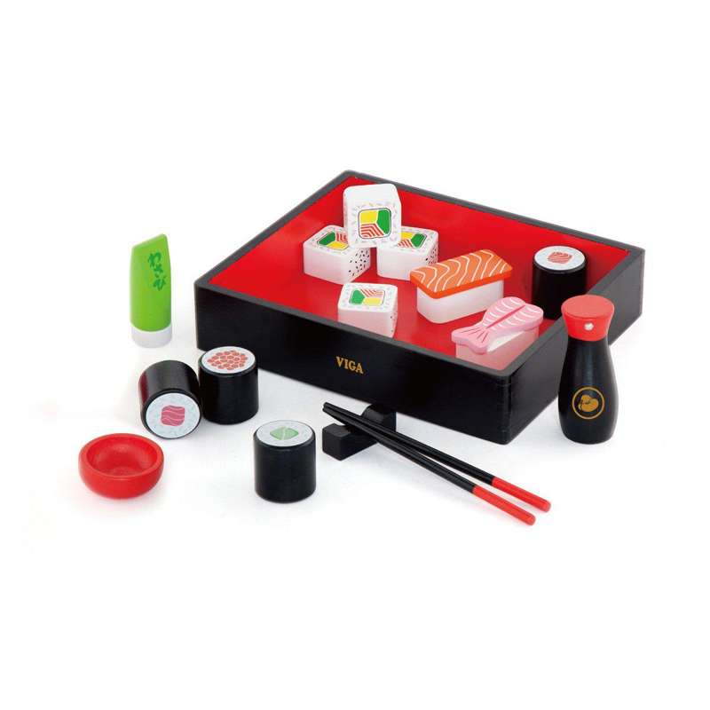 Kid'oh Body Food sushi set in wood