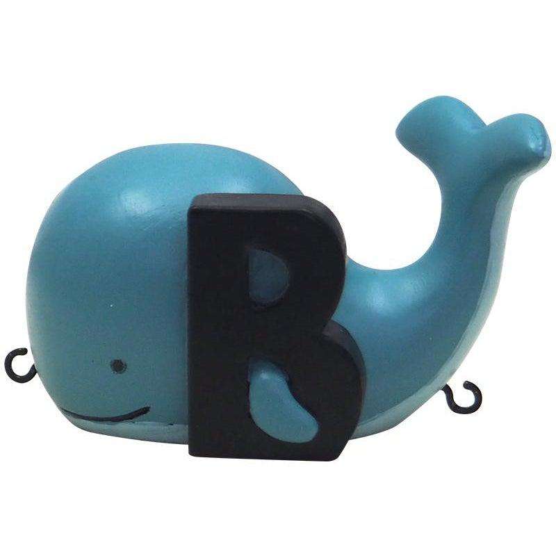 Kids by Friis B letter for the name and - Blue whale