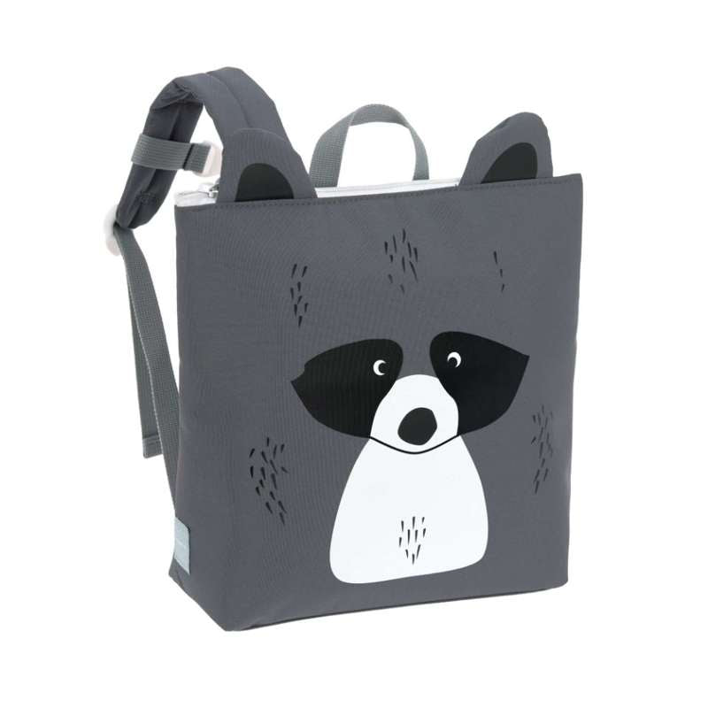 Lässig Cooler Backpack - Raccoon - Gray