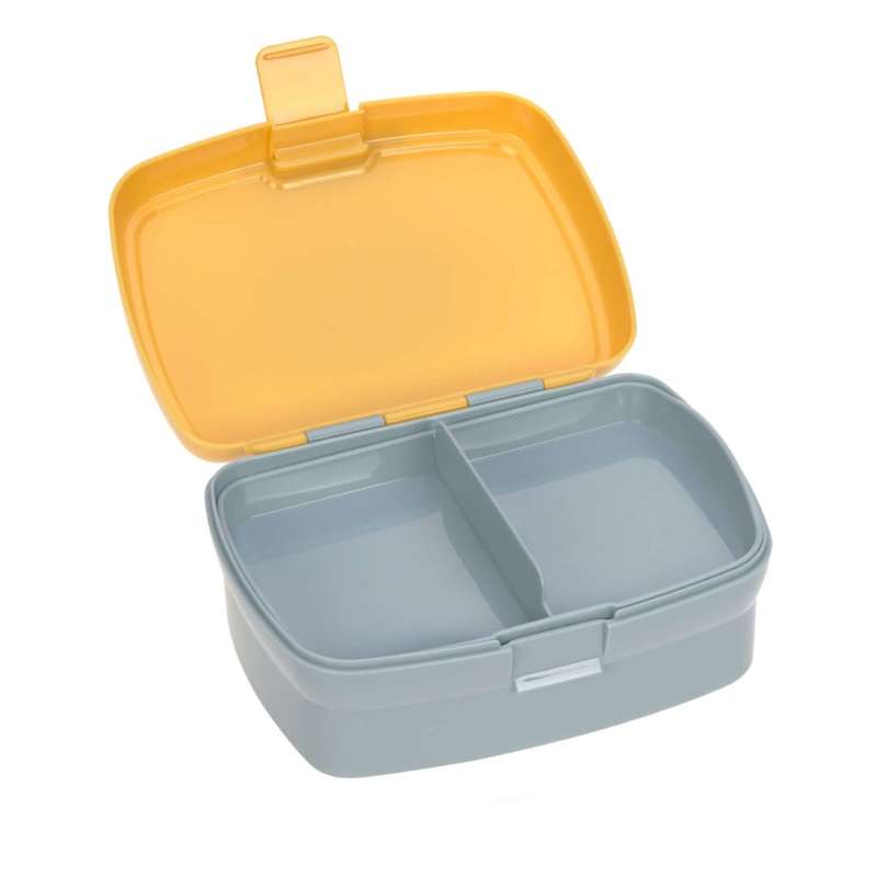 Lässig Lunch set with Lunchbox and Water bottle - Lion - Yellow