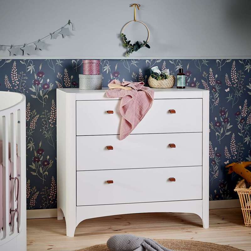 Leander classic chest of drawers, white