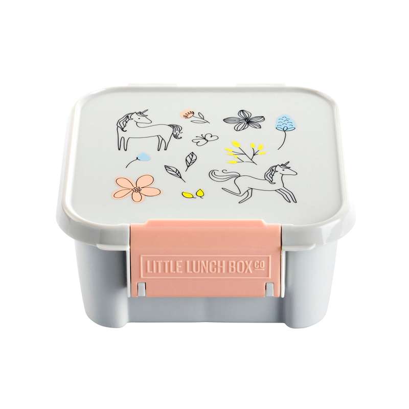 Little Lunch Box Co. Bento 2 Snack Lunch Box - Spring Unicorn