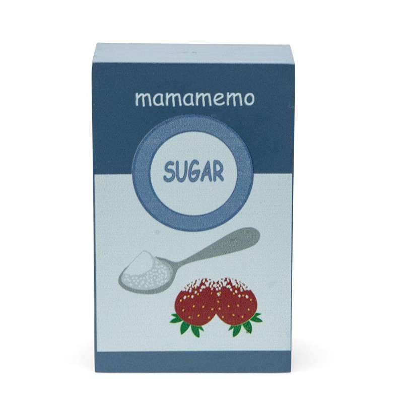 MaMaMeMo Body Food sugar package in wood