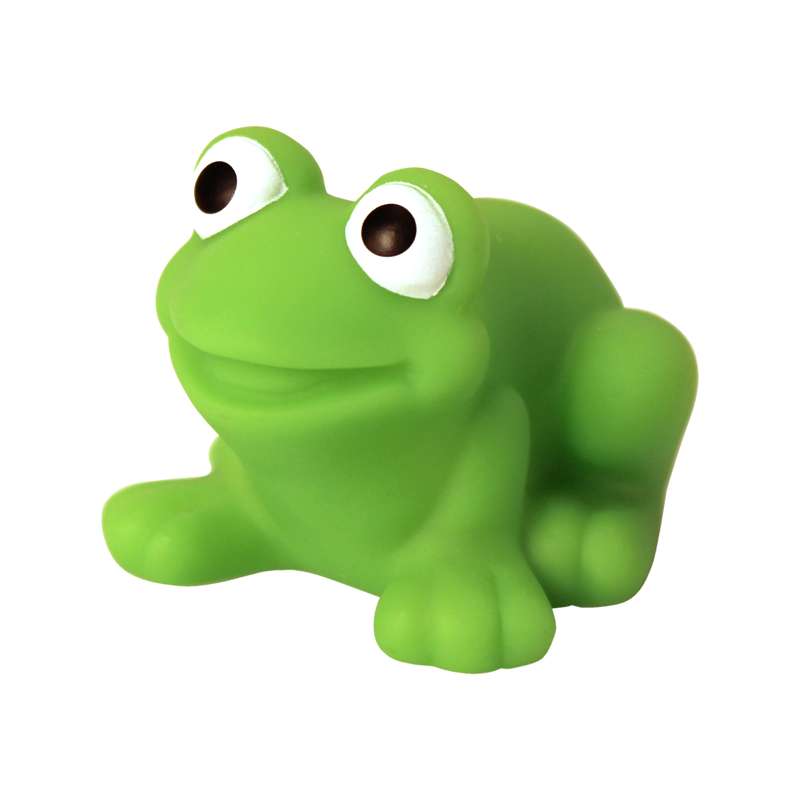Magni Bath animal, green frog with flashing lights