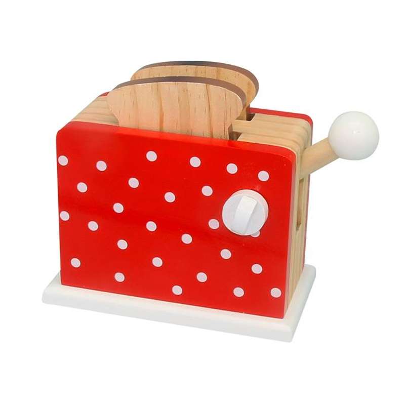 Magni Toaster red w. dots