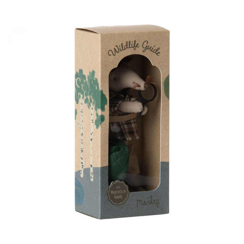 Maileg Father Mouse - Wildlife Guide (15 cm.)