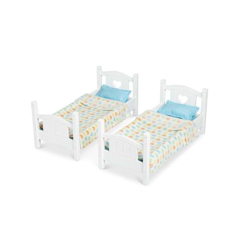 Melissa & Doug Doll Bed bunk bed in wood