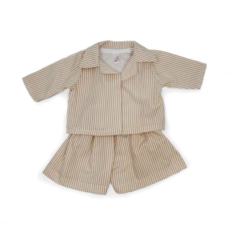 Memories by Asi Doll Clothing (43-46 cm) Pyjama Set - Striped