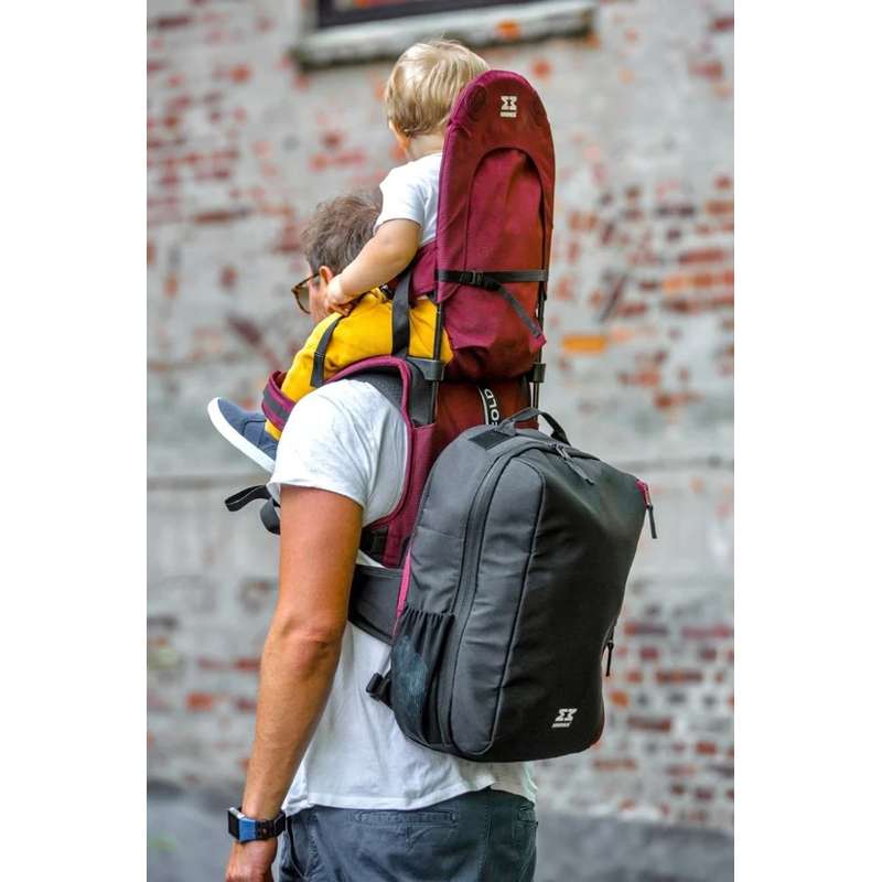 MiniMeis Backpack for G4 Baby Carrier - Black/Burgundy