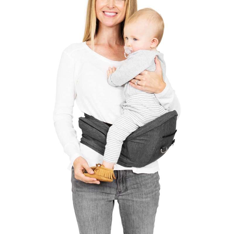Moby Hip Seat Carrier - Gray