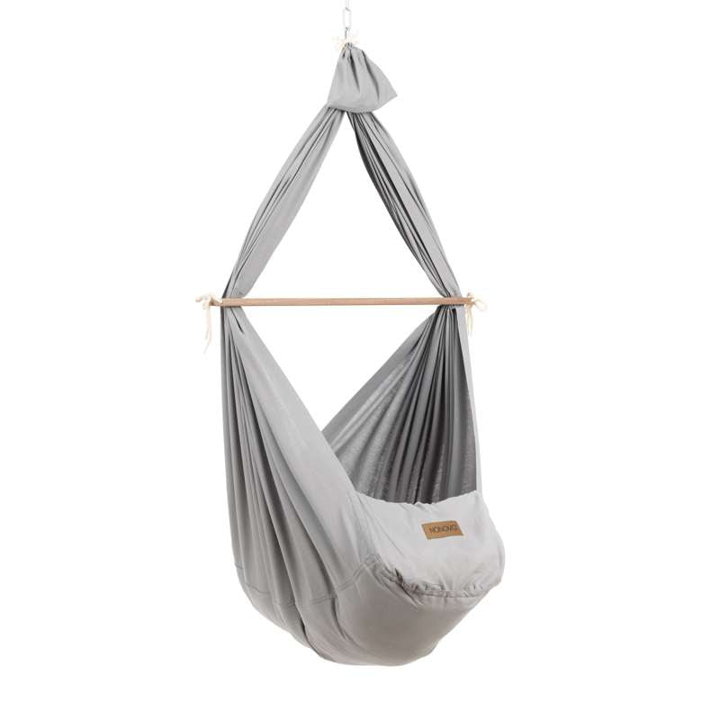 Nonomo Nordic sling crib including kapok mattress - Gray