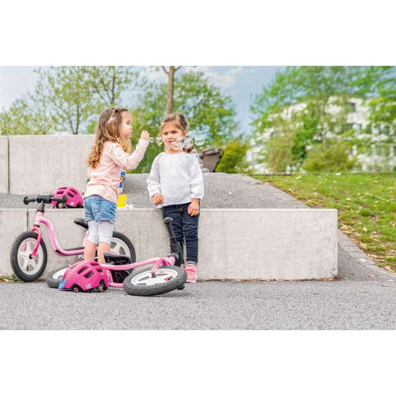PUKY LR 1 L - Two-wheeled Balance Bike with Kickstand - Pink