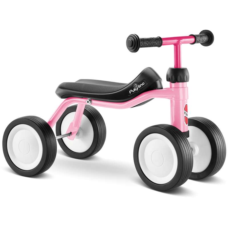 PUKY PUKYlino - Balance bike with 4 wheels - Pink