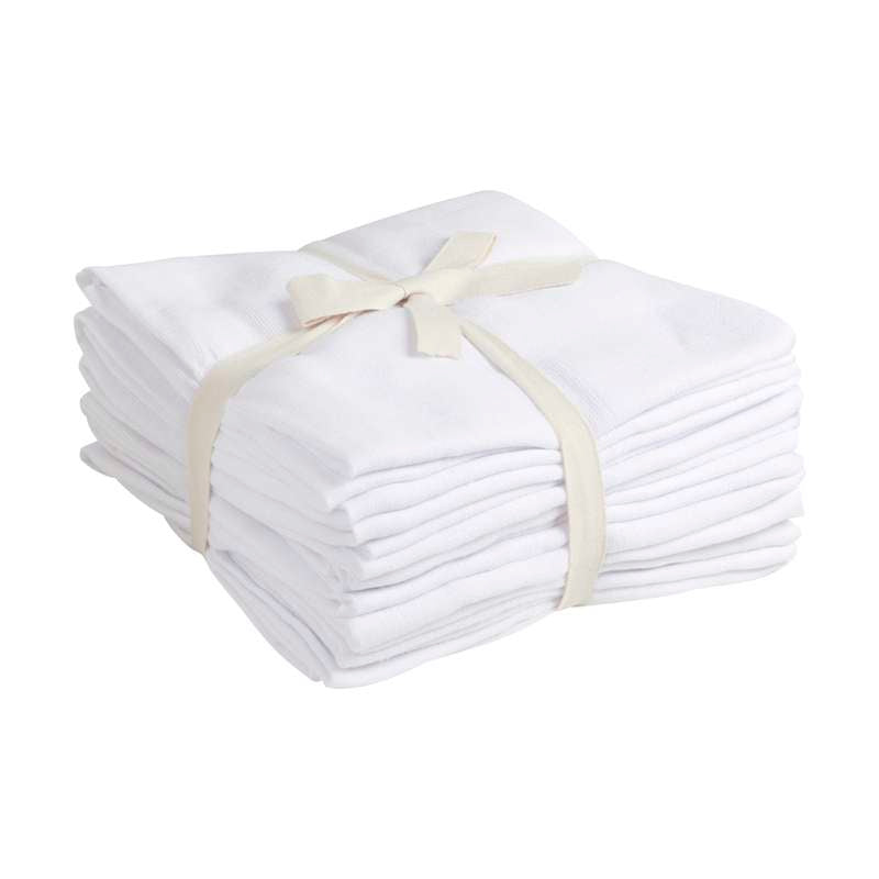 Pippi Cloth Diaper Muslin (8-pack) - Brilliant White