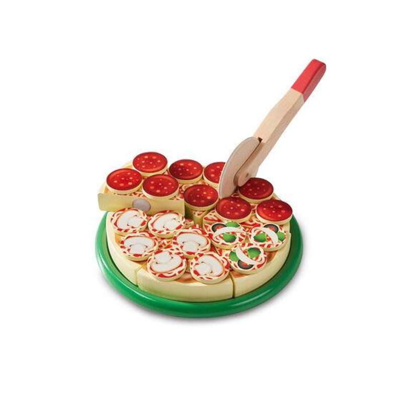 Pizza in a wooden box from Melissa and Doug