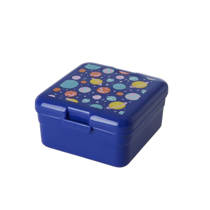 RICE Lunchbox with 1 Compartment - Small - Galaxy - Dark Blue
