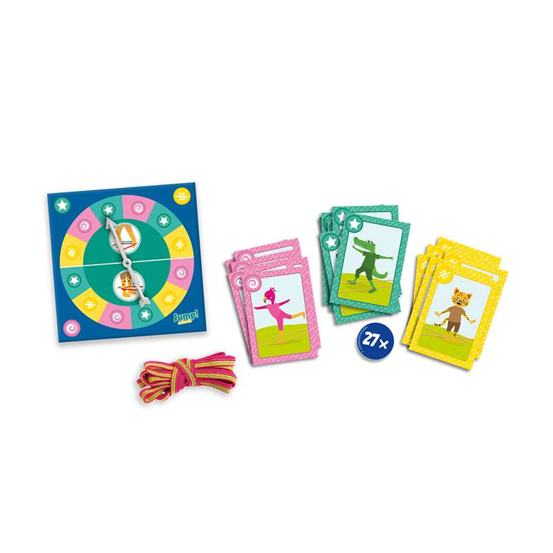 SES Creative Jumping Elastic with Activity Cards