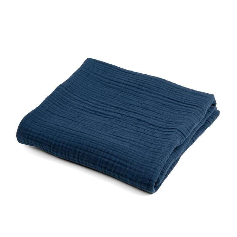 Sebra Baby Blanket - bedtime blue