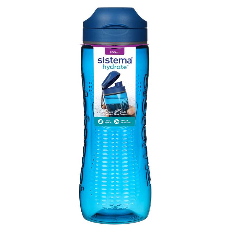 Sistema Water Bottle - Tritan Active - 800 ml. - Ocean Blue