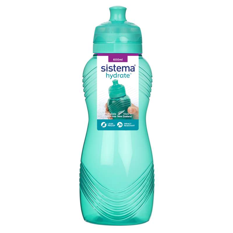 Sistema Water Bottle - Wave - 600 ml. - Minty Teal