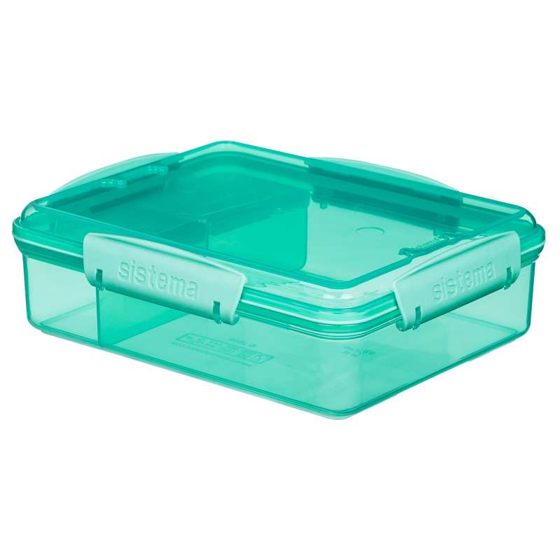 Sistema Lunchbox - Snack Attack - 3 Compartments - 975 ml. - Minty Teal