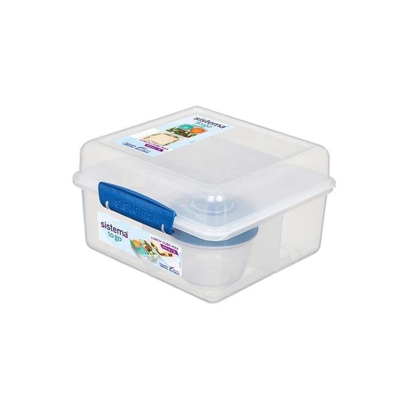 Sistema Lunch Box - Lunch Cube Max - 2 Layer with Container - 2L - Ocean Blue