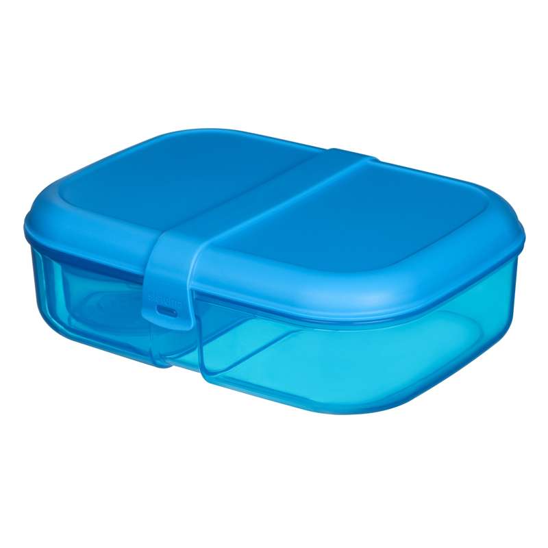 Sistema Lunch Box - Ribbon Lunch - Compartmentalized with Container - 1.1L - Blue